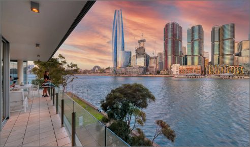 Barangaroo from Darling Island